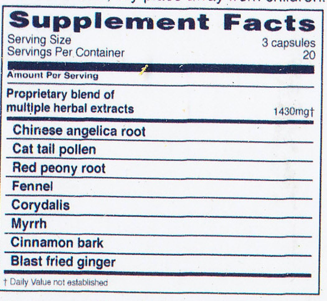 60 Count Female Fertility Support Supplement for Women - Promotes Reproductive Health and Hormone Balance