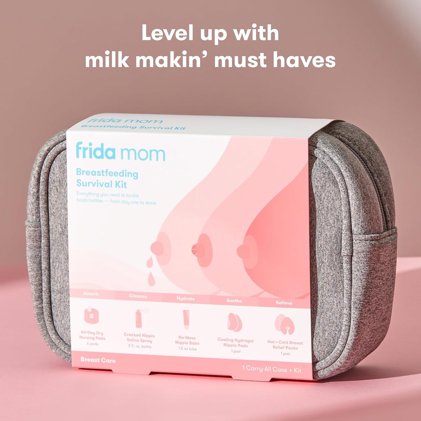 60 Count Frida Mom Postpartum Lactation Gummies with Fenugreek & Milk Thistle for Milk Supply Boost