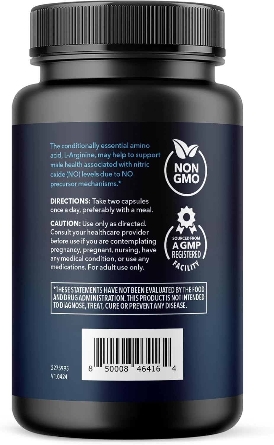 60 Count Havasu Nutrition L-Arginine and L-Citrulline Capsules - Vegan Nitric Oxide Supplement for Performance, Endurance, Muscle Support - Non-GMO - 1 Month Supply