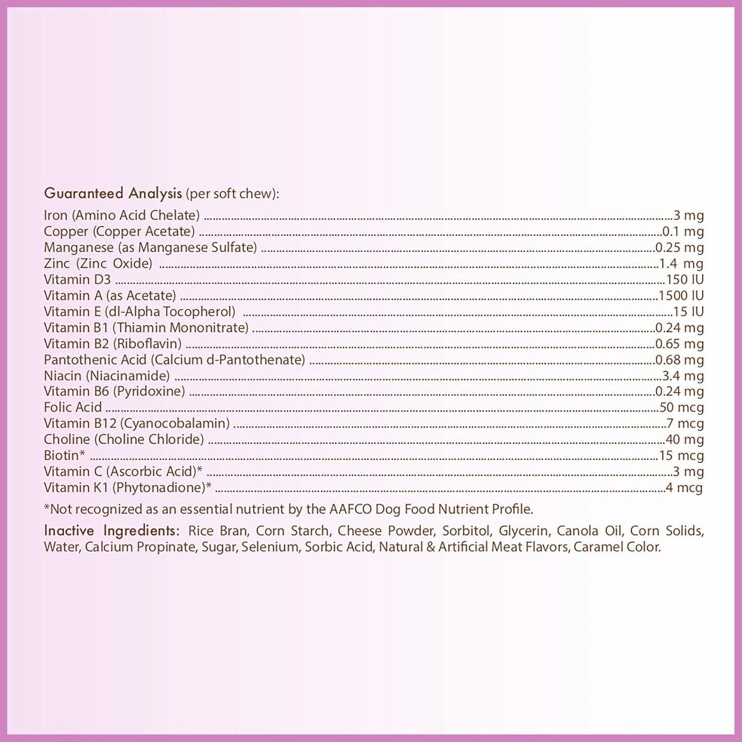 60 Count Healthy Breeds Golden Retriever Multi-Vitamin Soft Chews for Optimal Health and Wellness