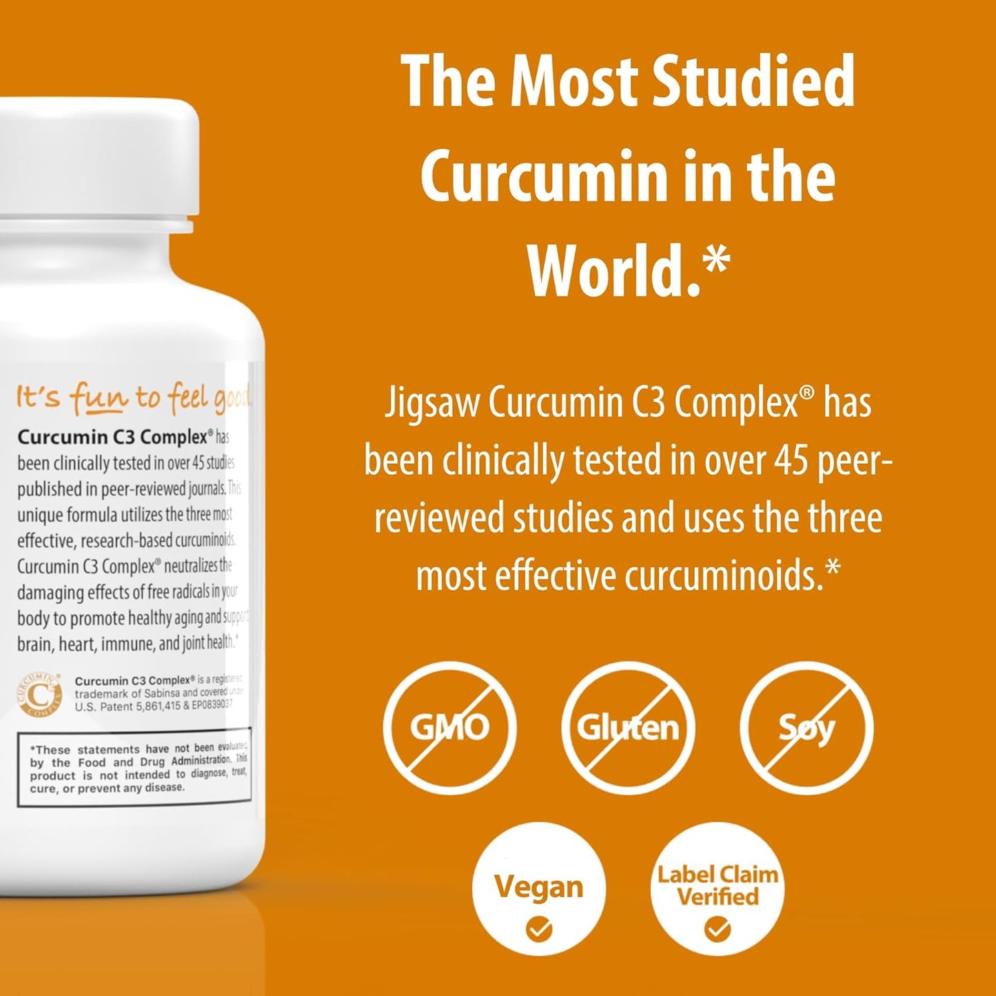 60 Count Jigsaw Health Curcumin Softgels for Antioxidant Support