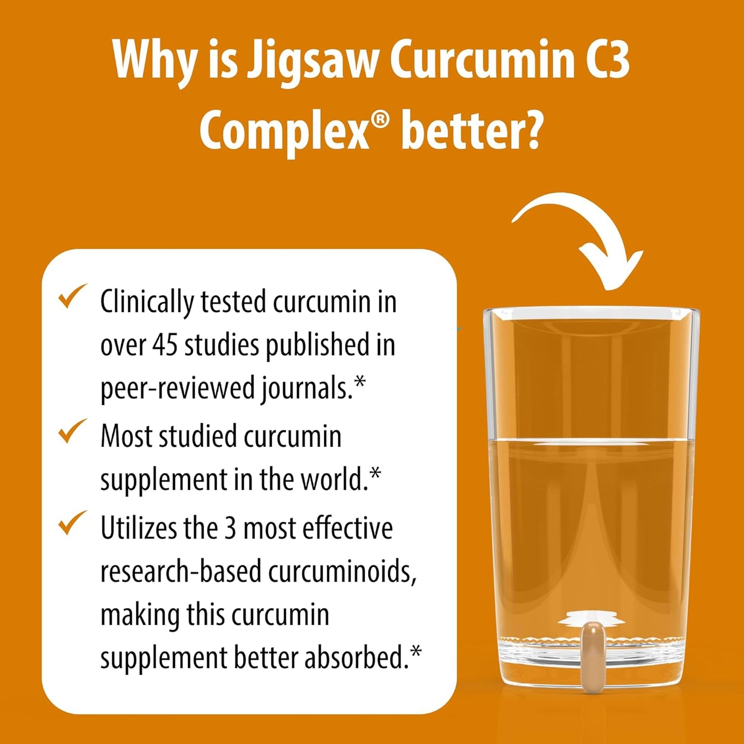 60 Count Jigsaw Health Curcumin Softgels for Antioxidant Support