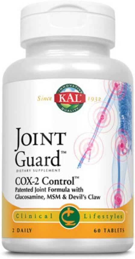 60 Count KAL Cox-2 Control Joint Formula Tablets for Joint Support and Pain Relief