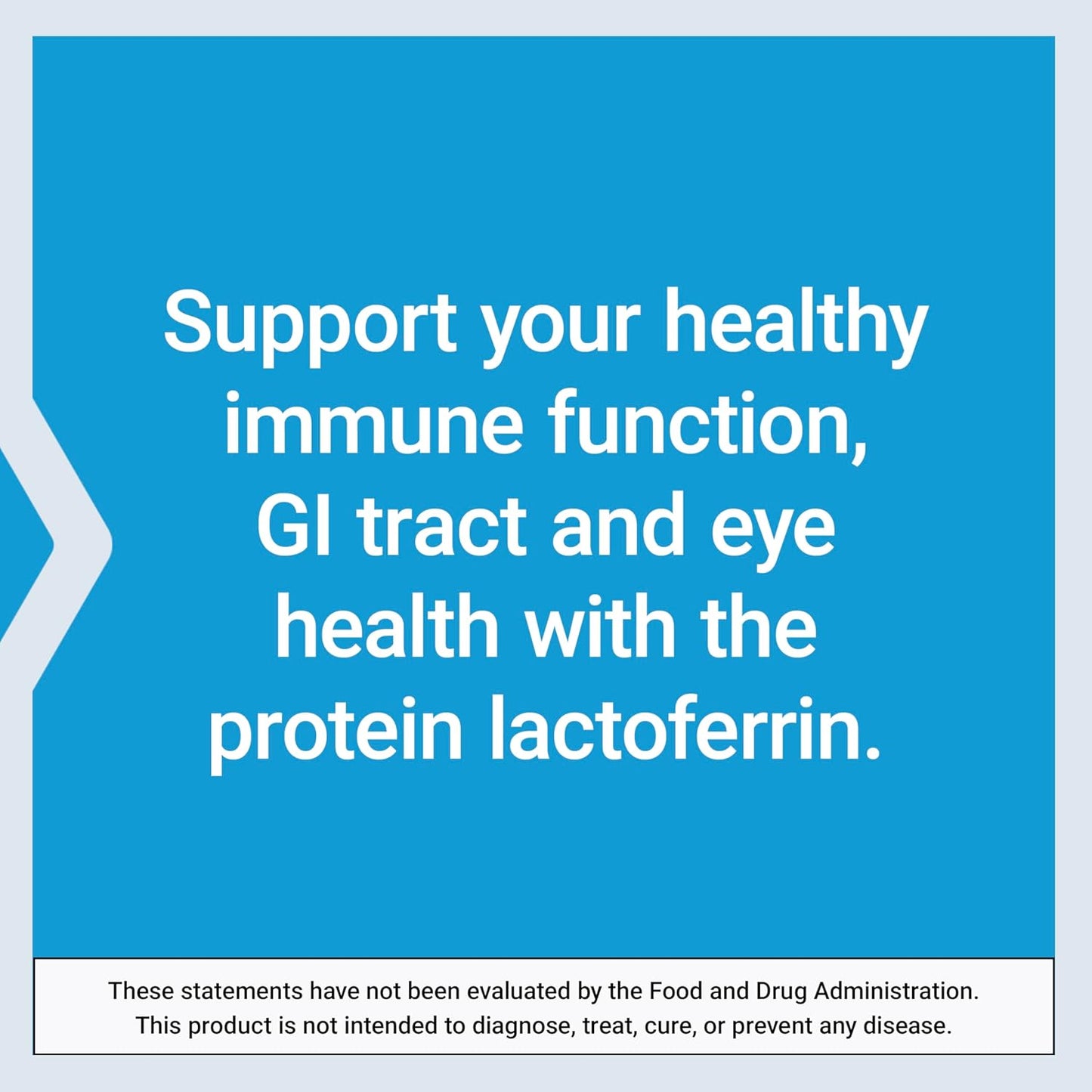 60-Count Life Extension Lactoferrin Capsules for Immune, GI, and Vision Health - Gluten-Free, Non-GMO, Vegetarian Formula