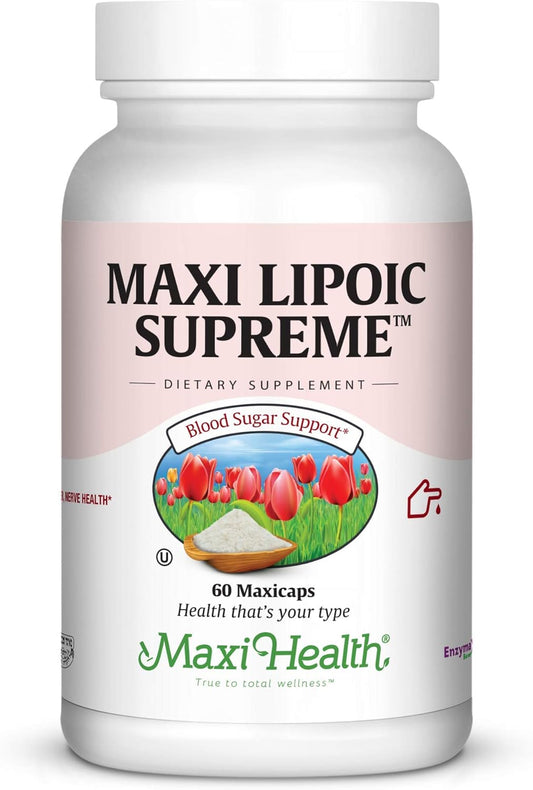 60-Count Maxi Health Maxi Lipoic Supreme for Antioxidant Support