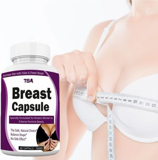 60 Count Pack of Generic Breast Enhancement Capsules for Firmer, Fuller, and Curvier Breasts