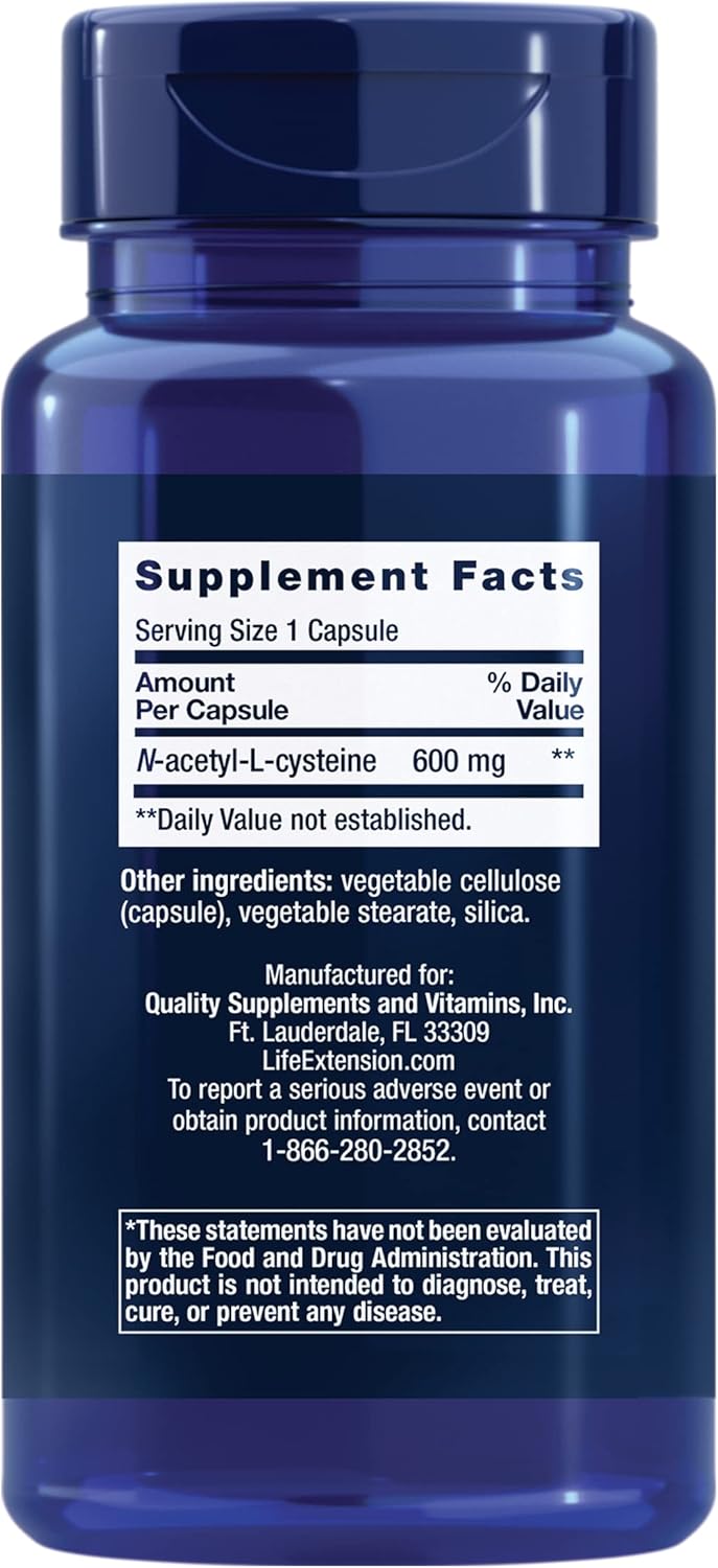 60 Count Same 400mg & N-Acetyl-L-Cysteine 600mg for Liver, Joint, and Immune Support by Life Extension