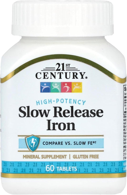 60 Count Slow Release Iron Tablets for Modern Day Needs