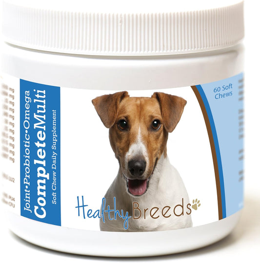 60 Count Soft Chew Multivitamin for Jack Russell Terrier Dogs by Healthy Breeds