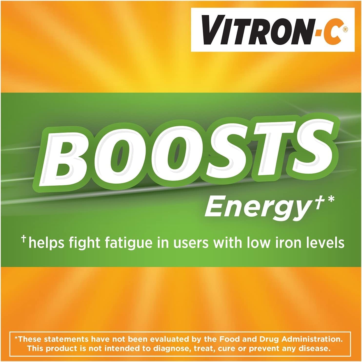 60 ct Vitron-C Iron Supplement Plus Vitamin C Coated Tablets - Pack of 4