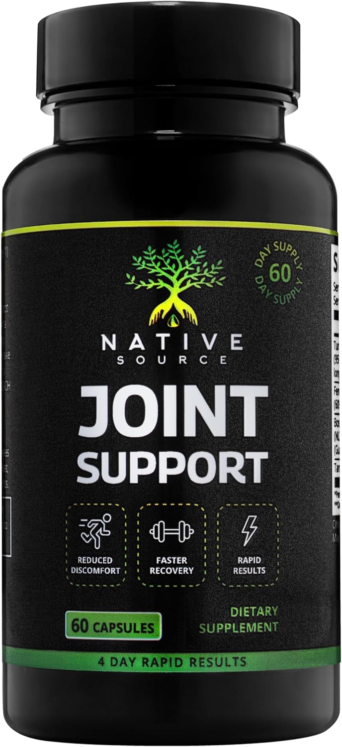 60-Day Supply Joint Support Supplement with Turmeric, Tamarind Seeds, Boswellia, and Fenugreek Extracts