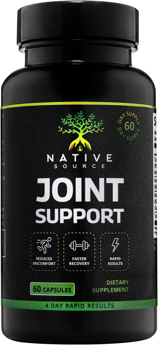 60-Day Supply Joint Support Supplement with Turmeric, Tamarind Seeds, Boswellia, and Fenugreek Extracts