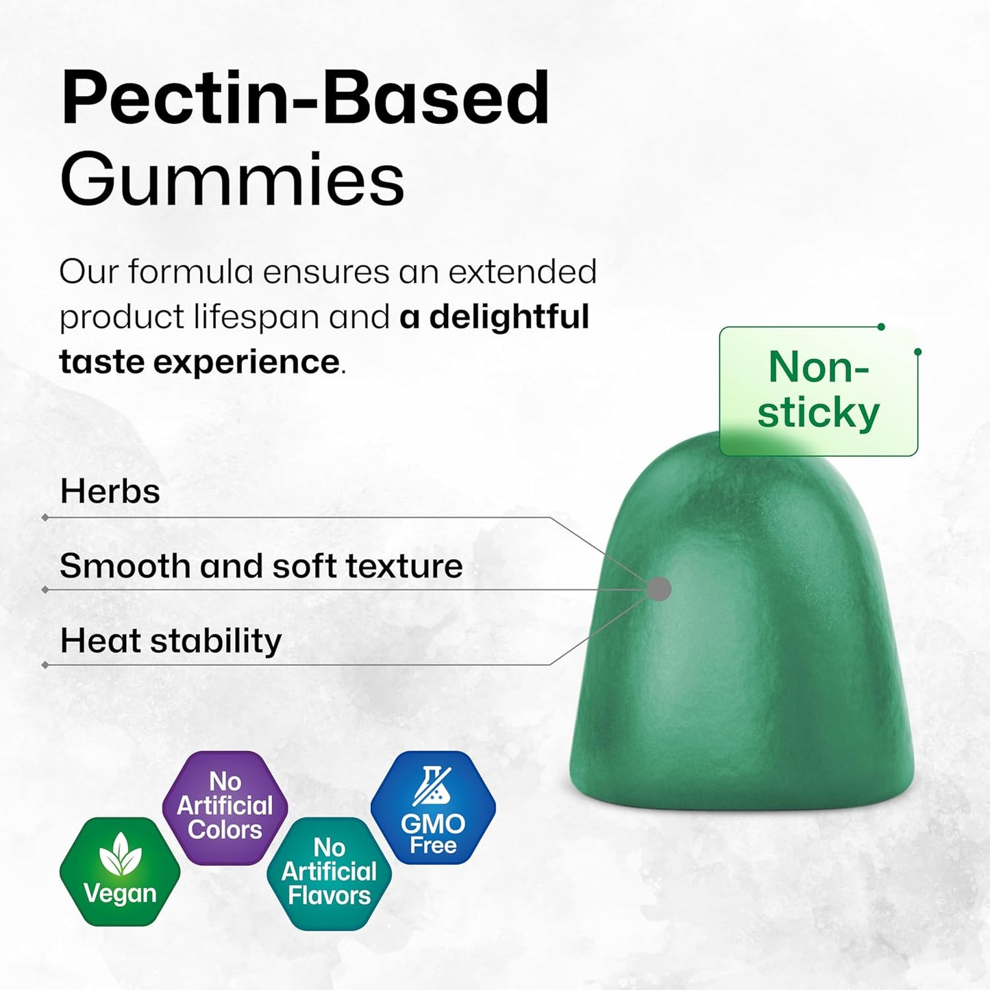60 Lemon Balm and Adrenal Support Gummies by BIO KRAUTER