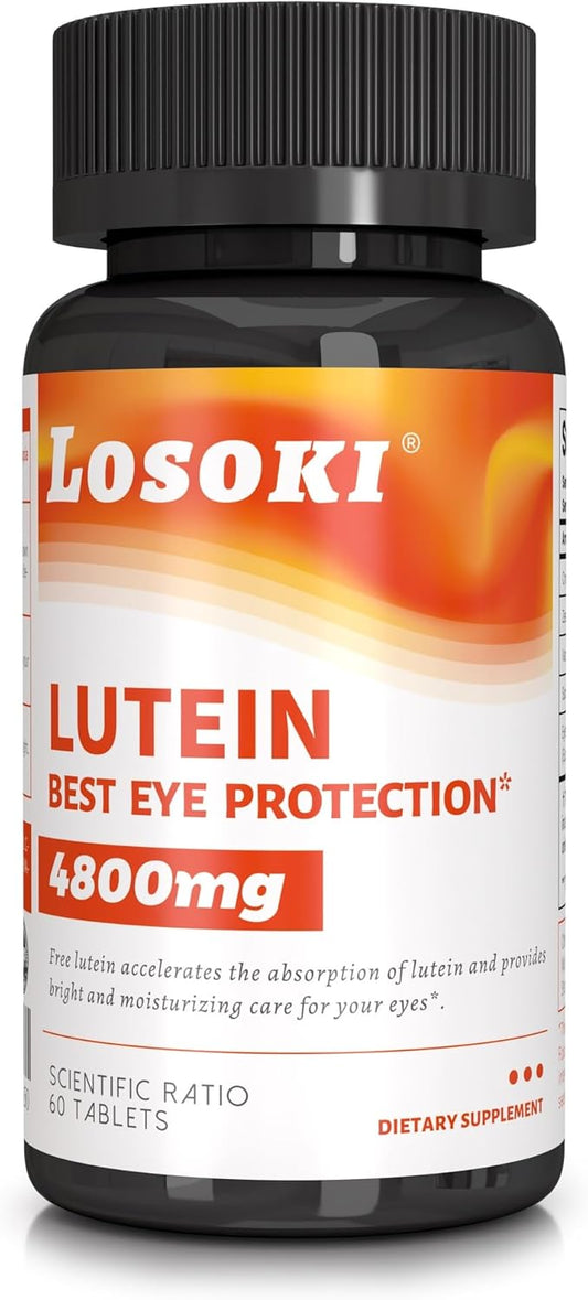 60 Losoki Lutein Tablets for Eye Health and Protection
