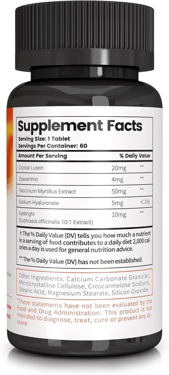 60 Losoki Lutein Tablets for Eye Health and Protection