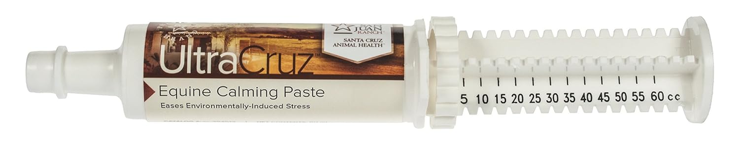 60 ml UltraCruz Equine Calming Supplement Paste for Horses
