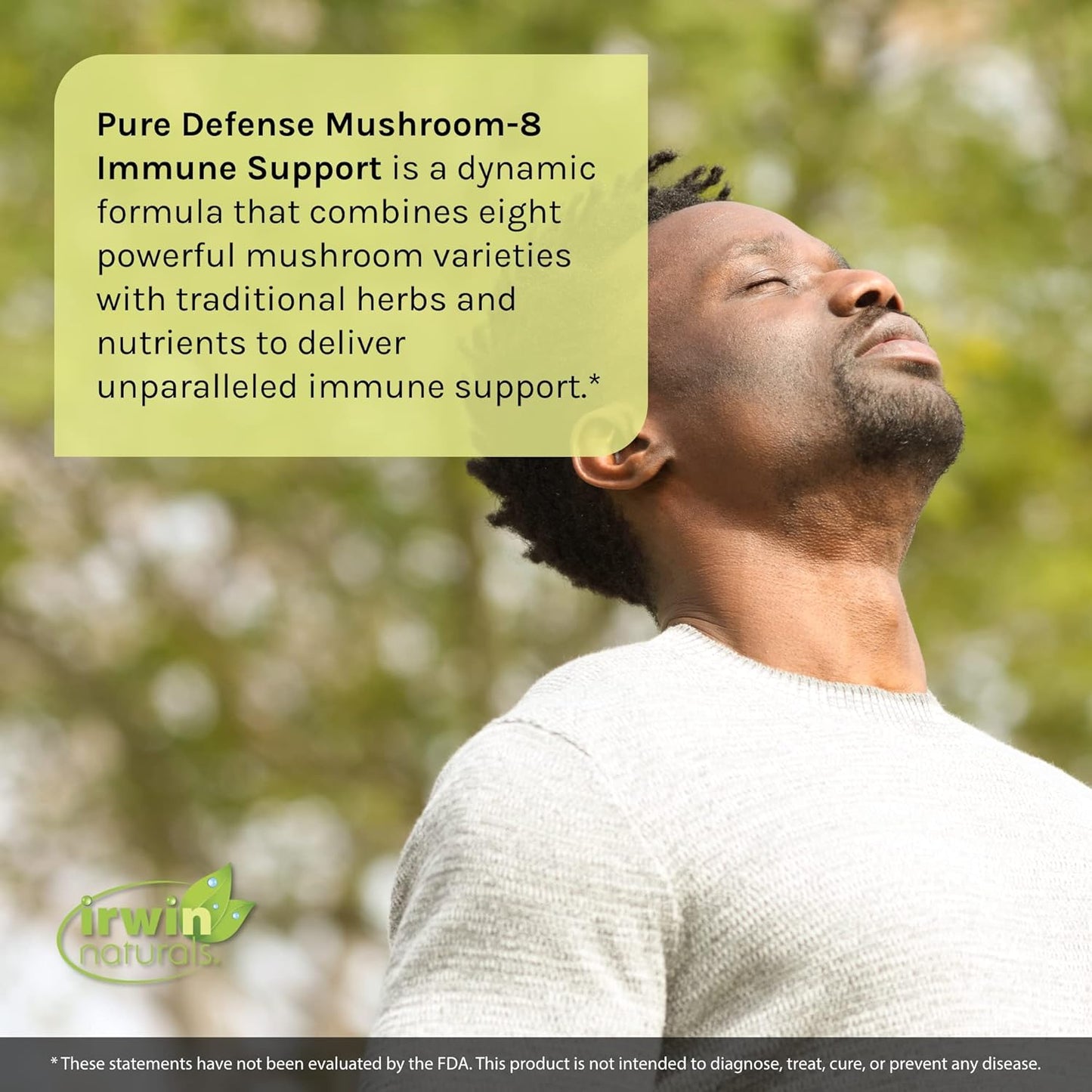 60 Softgels of Irwin Naturals Pure Defense Mushroom-8 for Immune Support