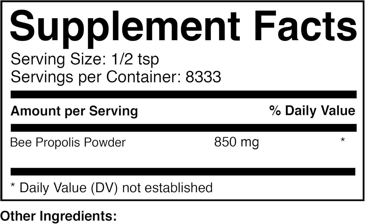 60% Standardized Bee Propolis Powder Extract - 10 kg by Prescribed For Life