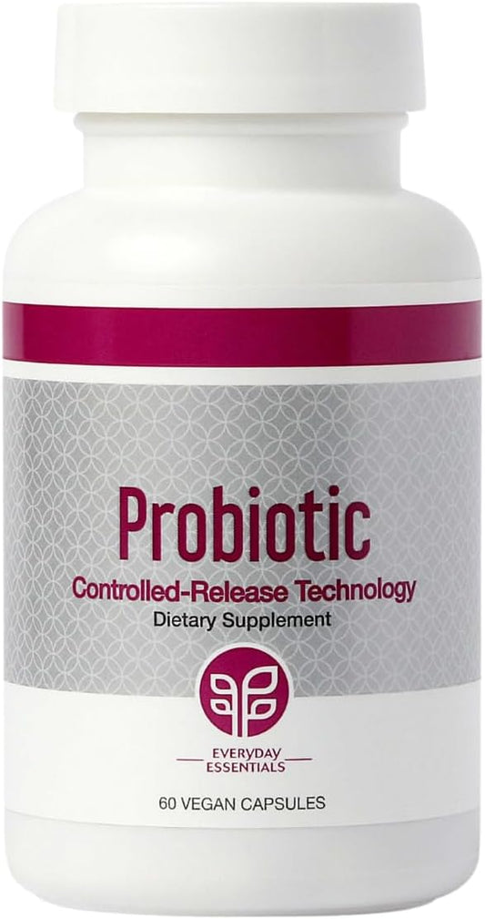 60 Vegan Capsules of PURE Probiotic with Controlled-Release Technology for Immune & Digestive Support - Ideal for Men, Women, & Kids to Enhance Nutrient Absorption