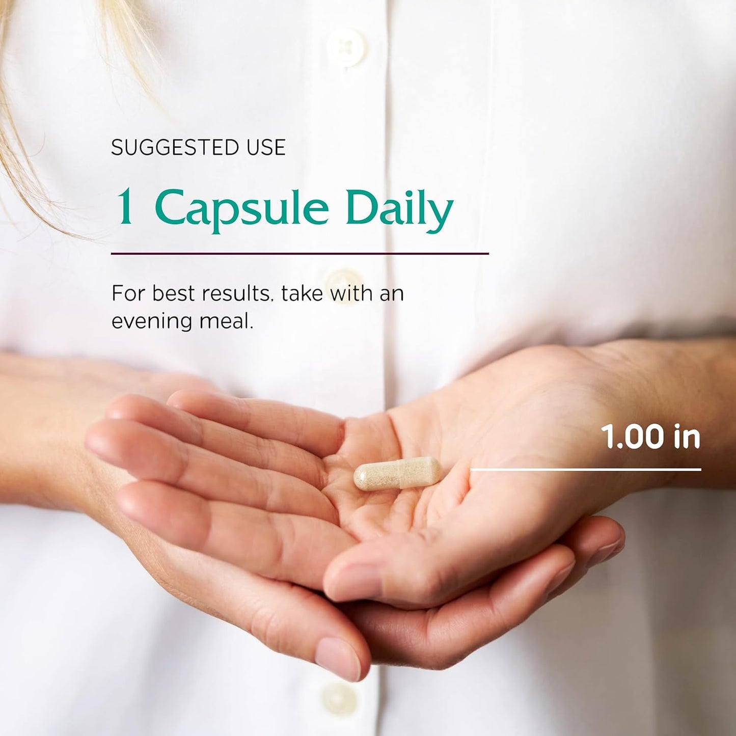 60 Vegan Capsules of Vitanica Cortisol Relief Supplement for Sleep and Stress Management