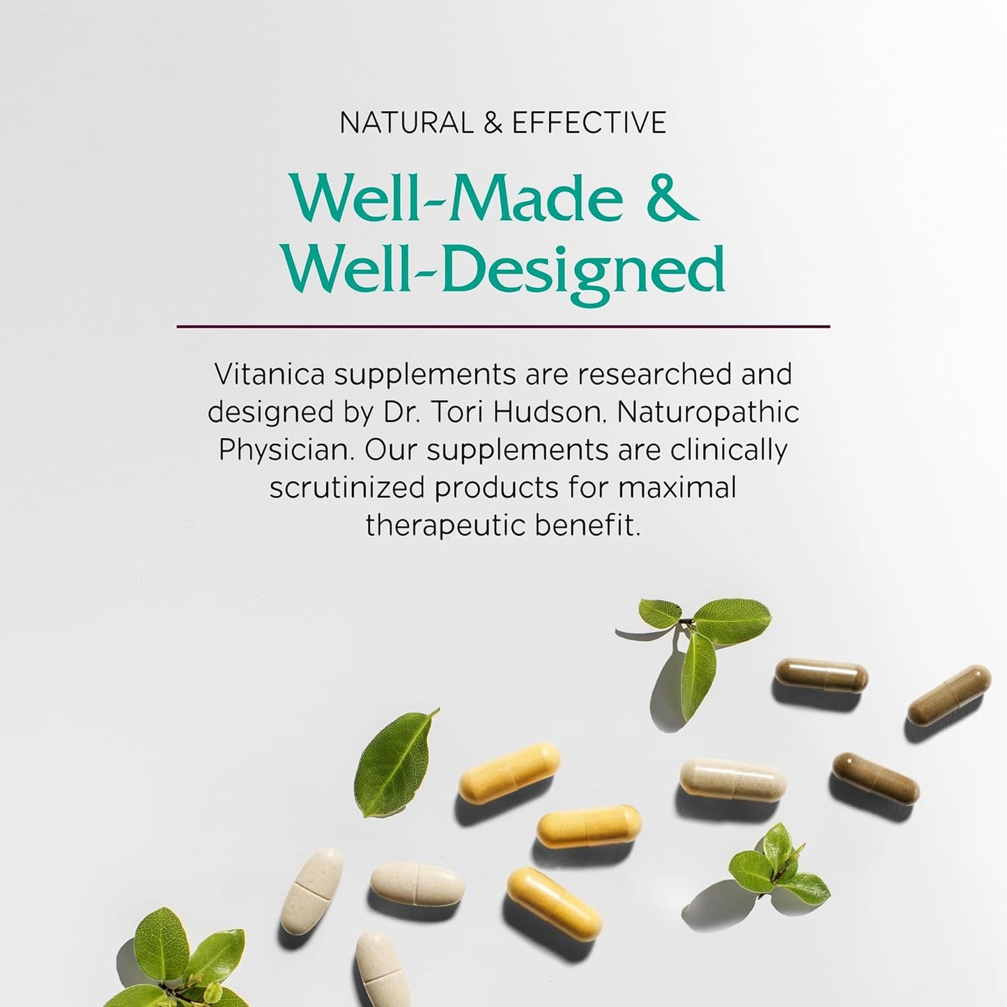 60 Vegan Capsules of Vitanica Cortisol Relief Supplement for Sleep and Stress Management