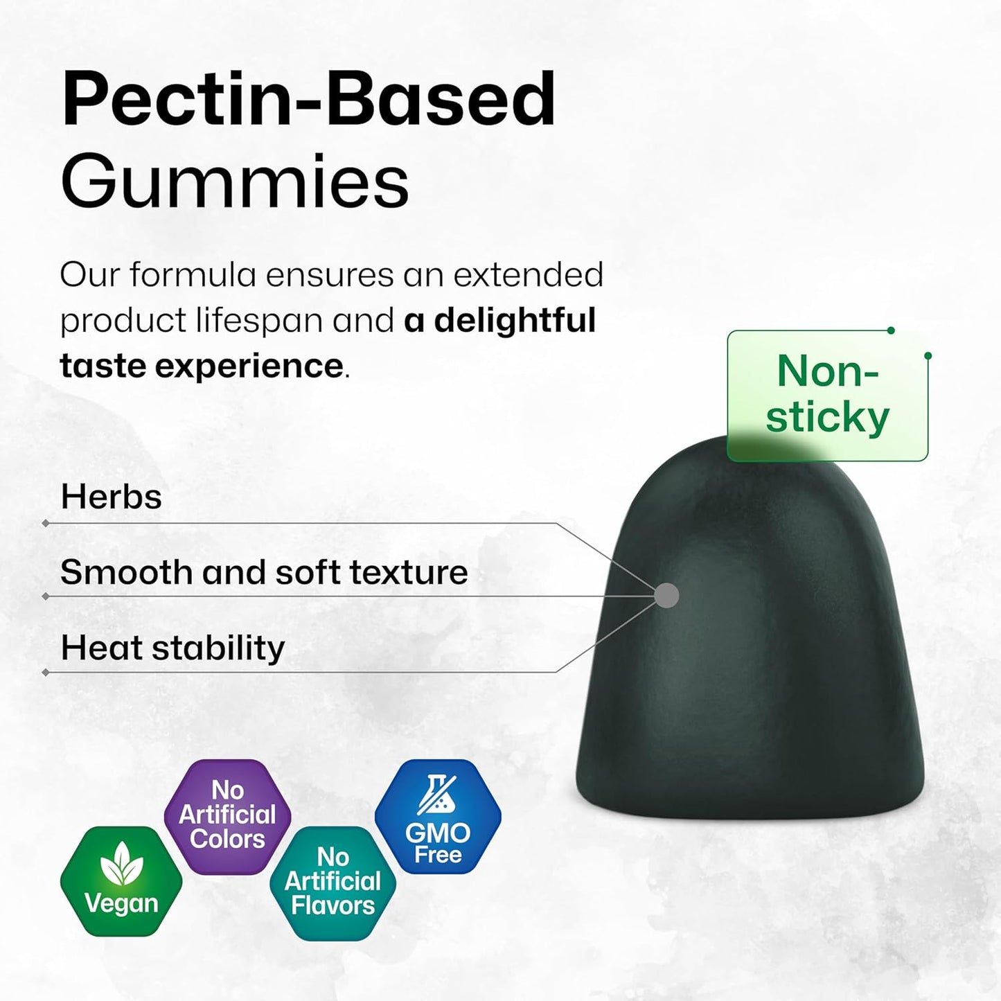 60 Vegan Lung Detox Gummies with Vitamin C & Mullein Leaf Blend for Respiratory Support