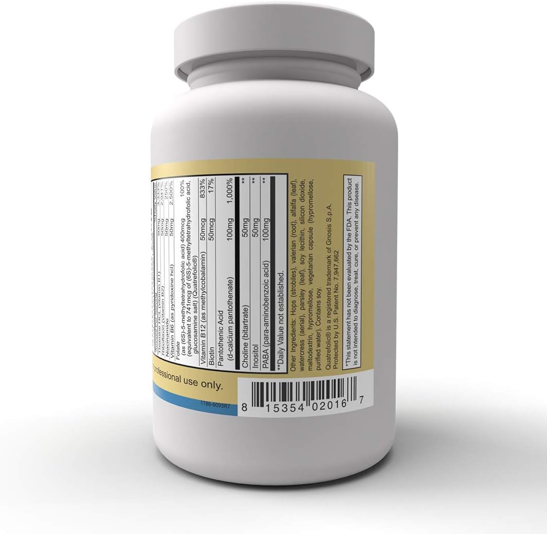 60 Vegetarian Capsules of Priority One Vitamins B Complex Formula for Essential Nutrient Support