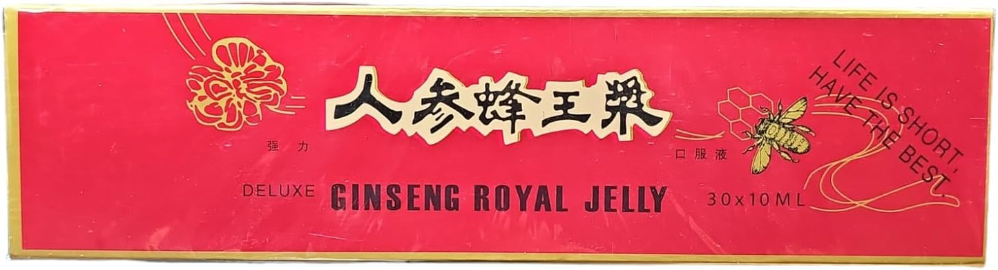 60 Vials of Royal King Deluxe Ginseng Royal Jelly Oral Liquid - Premium Quality Supplement