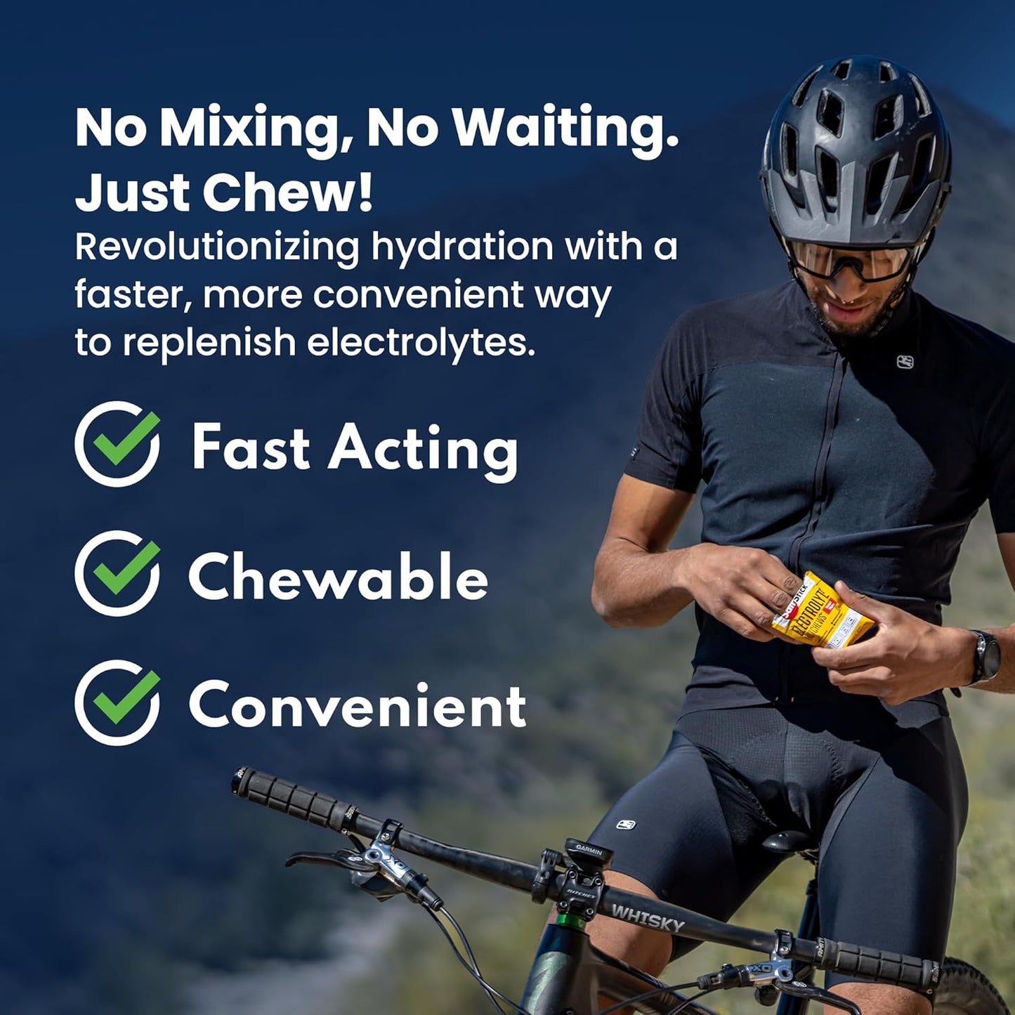 60 Watermelon SaltStick FastChews Electrolyte Tablets for Running and Sports Recovery - Fast Hydration and Leg Cramps Relief - Non-GMO, Vegan, Gluten Free