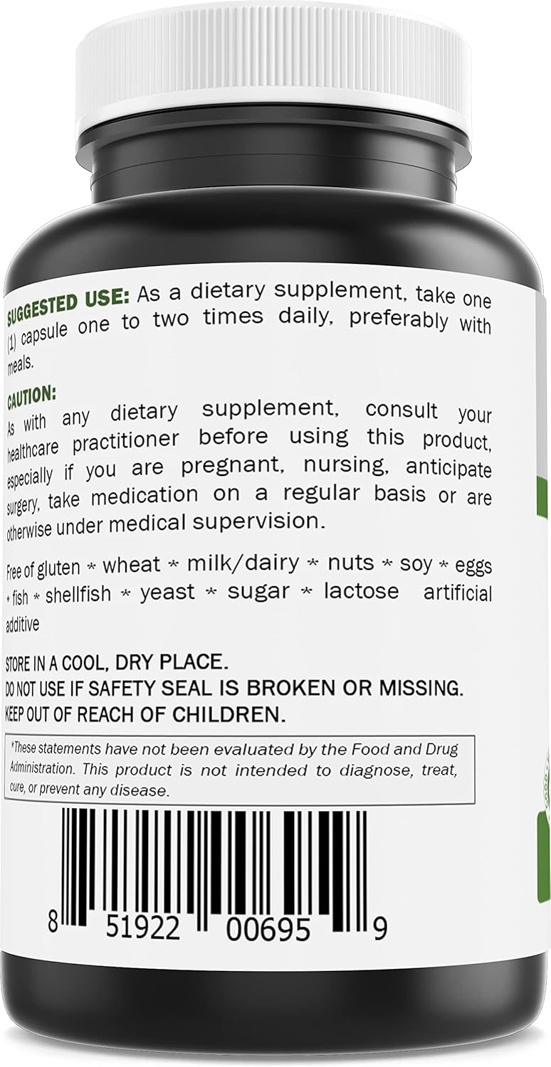600 mg Brieofood CoQ10 Capsules for Heart Health - 60 Count