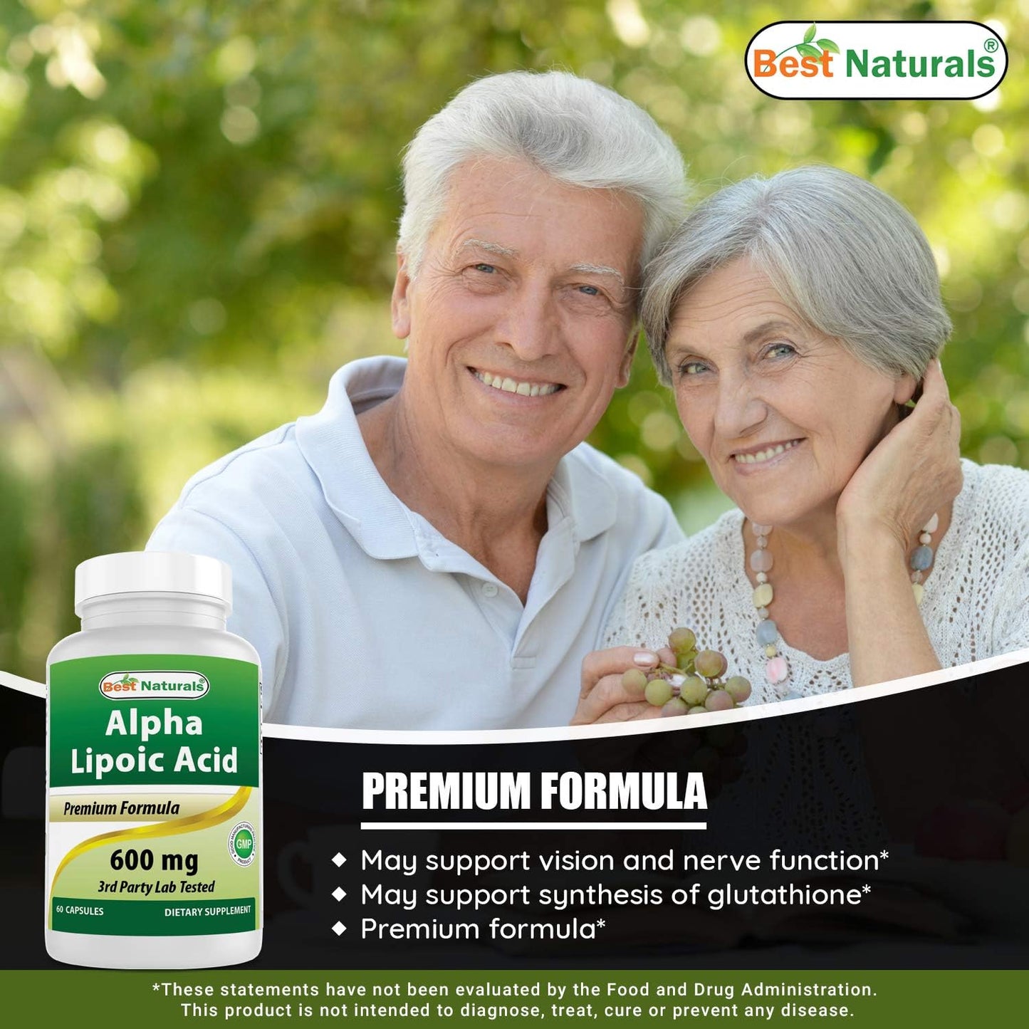 600 mg NAC & Alpha Lipoic Acid Supplement for Optimal Health - Best Naturals