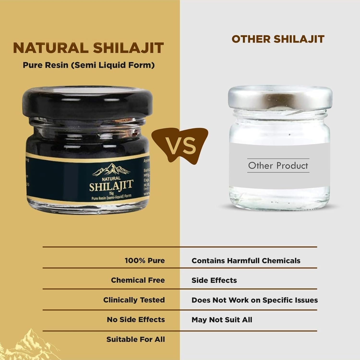 600mg ELVPOTEC Shilajit Pure Himalayan Resin with 85+ Trace Minerals - Natural Energy & Immune Support Supplement - 30g (1 Pack)