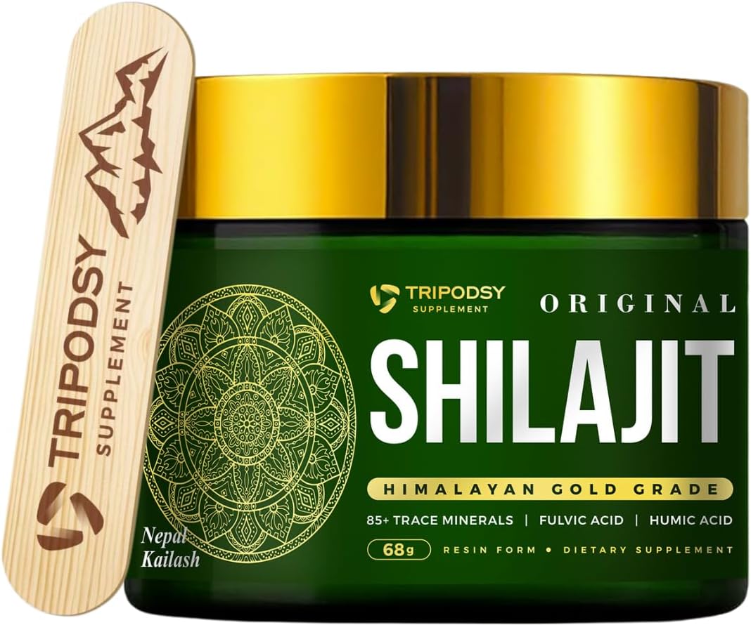 600mg Pure Himalayan Shilajit Resin Supplement - Natural Immune Support for Men & Women - 68g, 113 Servings - Elevate Well-Being with Original Flavor
