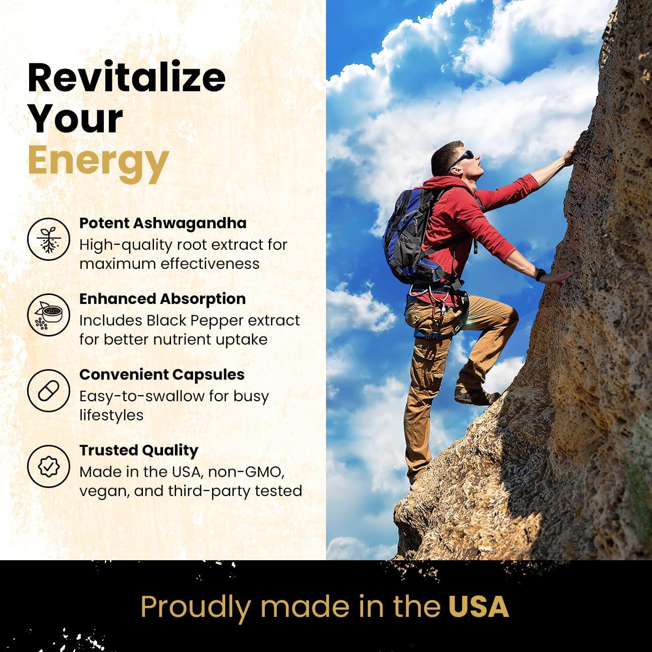 600mg Resveratrol Capsules - Powerful Antioxidant Supplement, 60 Capsules, USA Made