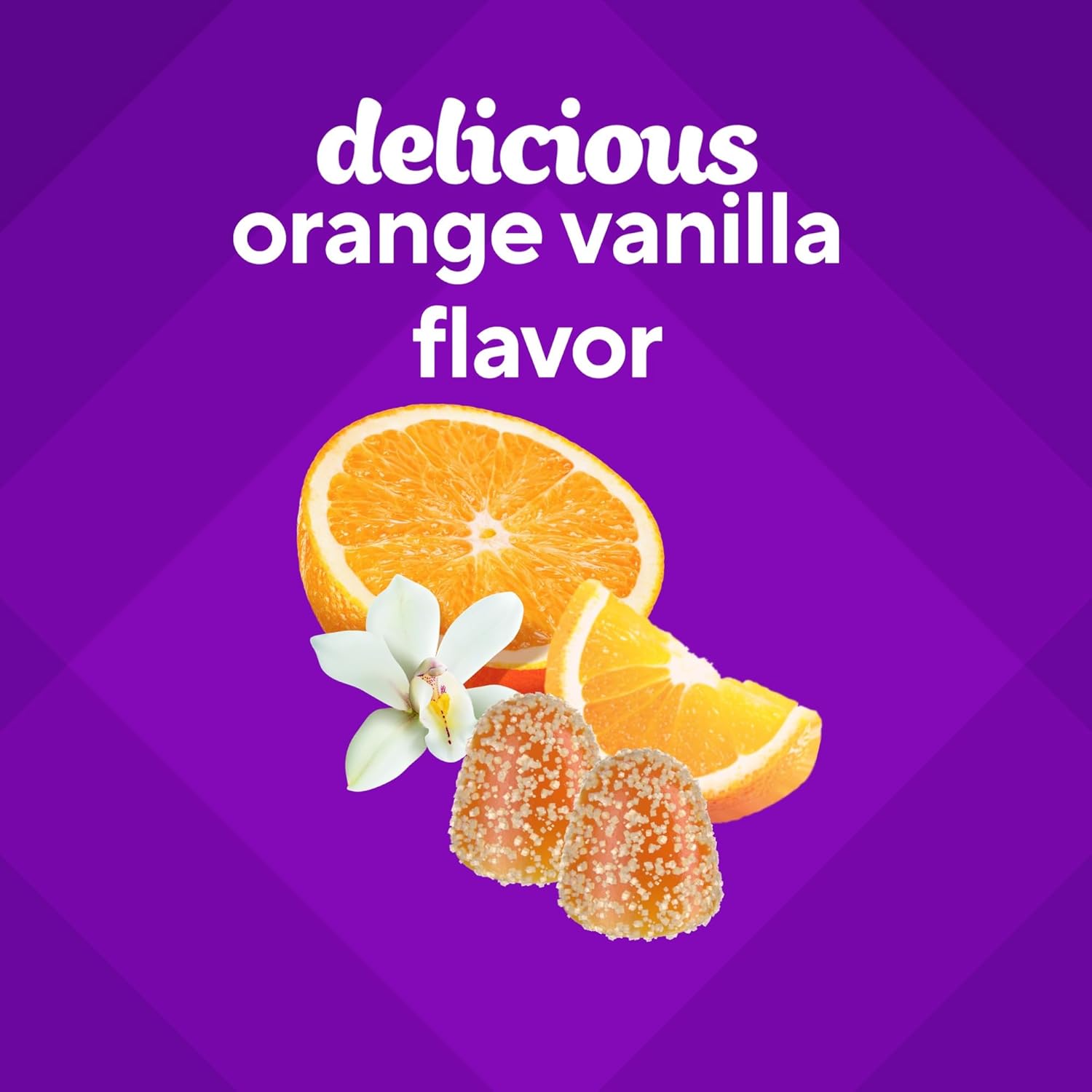 60ct Vitafusion Magnesium Gummy Supplement - Orange Vanilla Flavor, Chewable Mineral Supplement