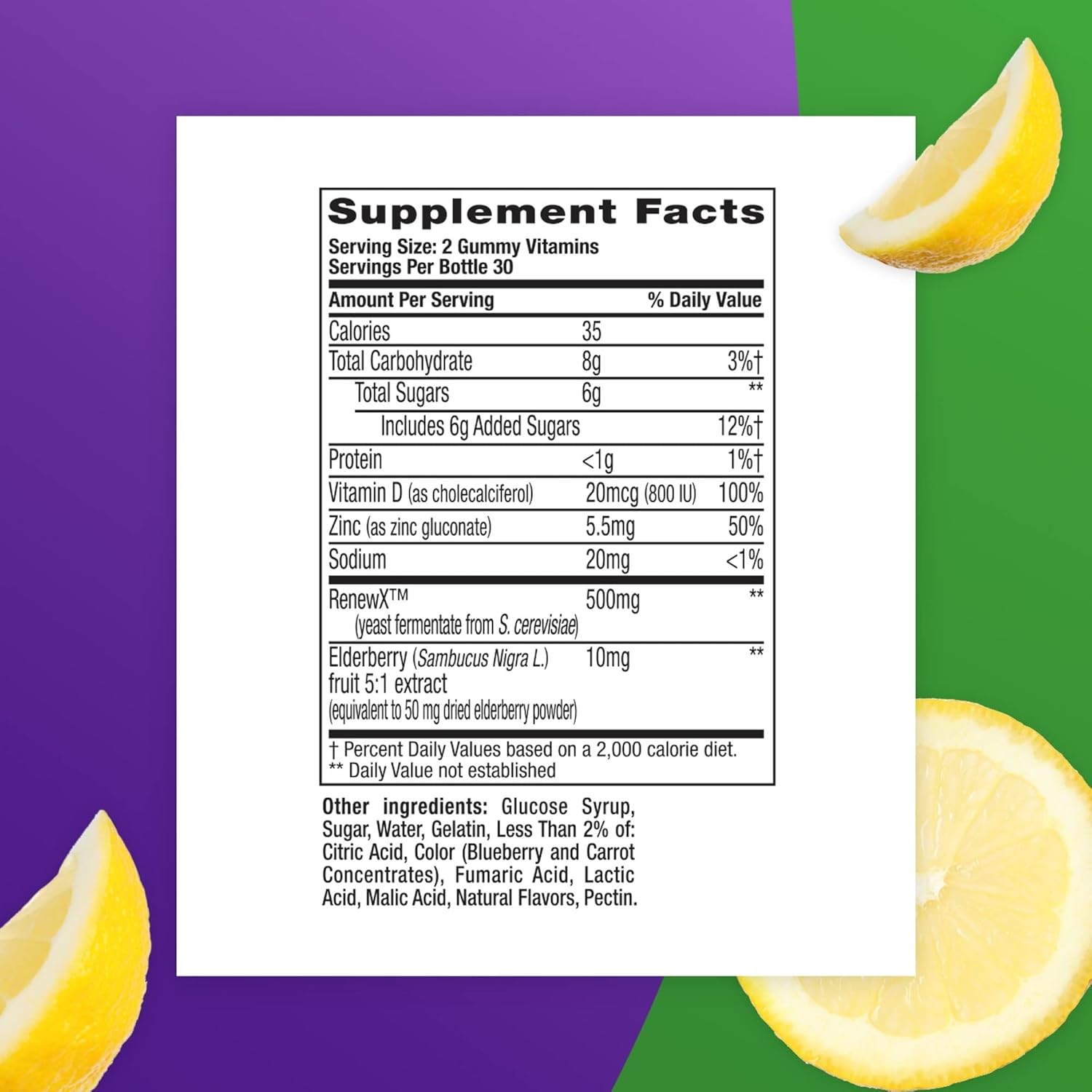 60ct Vitafusion Triple Immune Power Gummy Vitamins for Boosting Immune Health