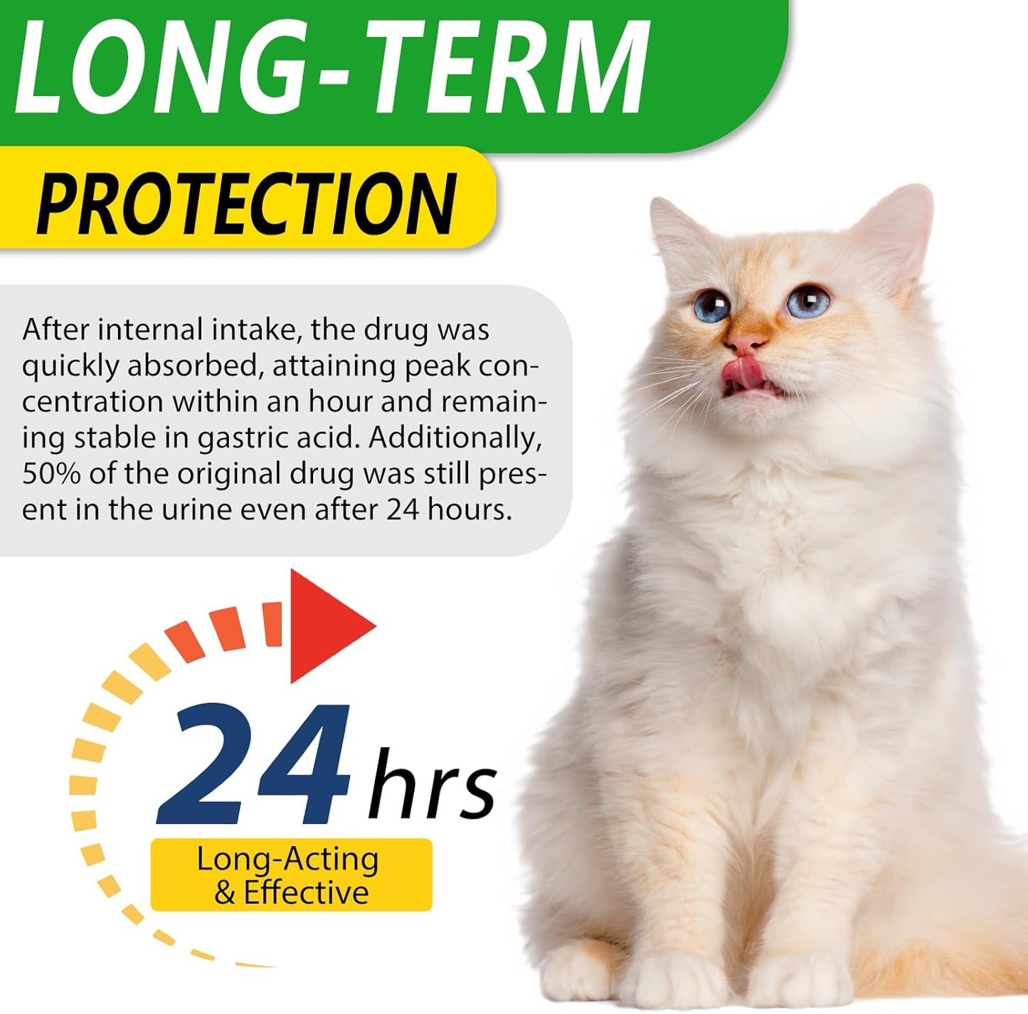 60ml VOSIFSDIY Natural Cat Antibiotics Multivitamin and Herbal Supplements