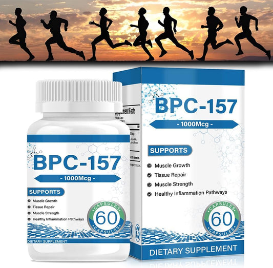 High Potency BPC-157 Pro Capsules 1000mcg - New Protective Compound 157 Supplement Gluten-Free 60ct