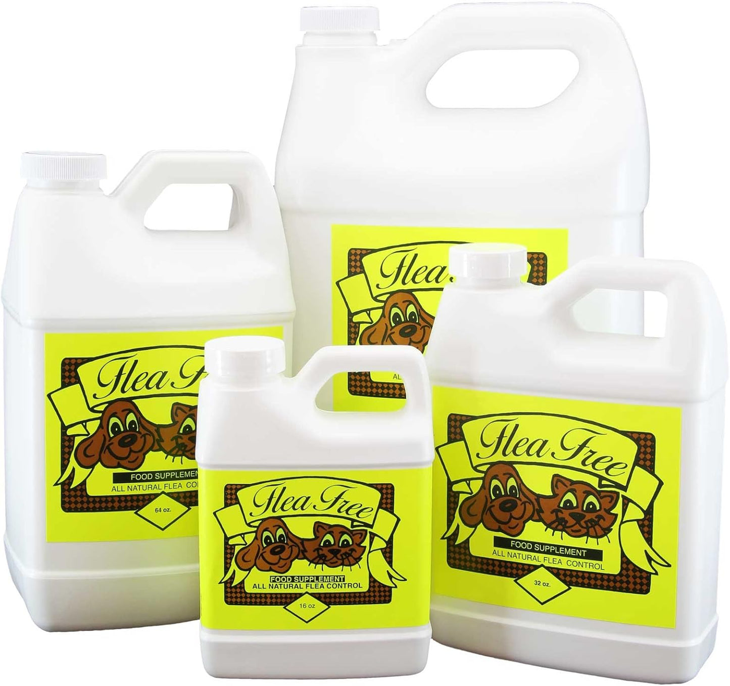 64 Ounce Organic Flea-Free Food Supplement and Natural Pet Products