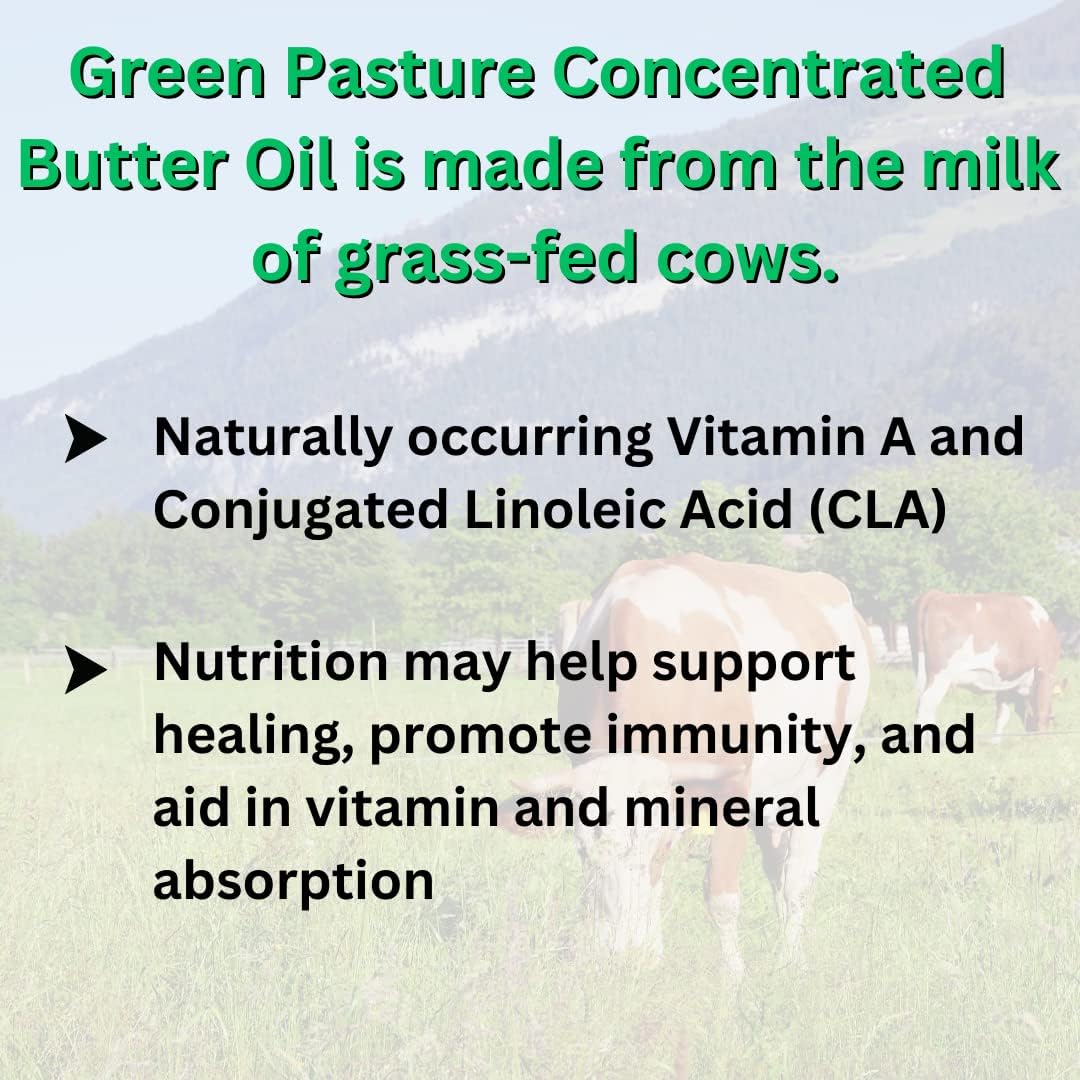 6.4 oz Green Pasture Butter Oil & Fermented Cod Liver Oil Gel with Vitamin A & D, EPA, DHA, Omega Fatty Acids - Chocolate Flavor