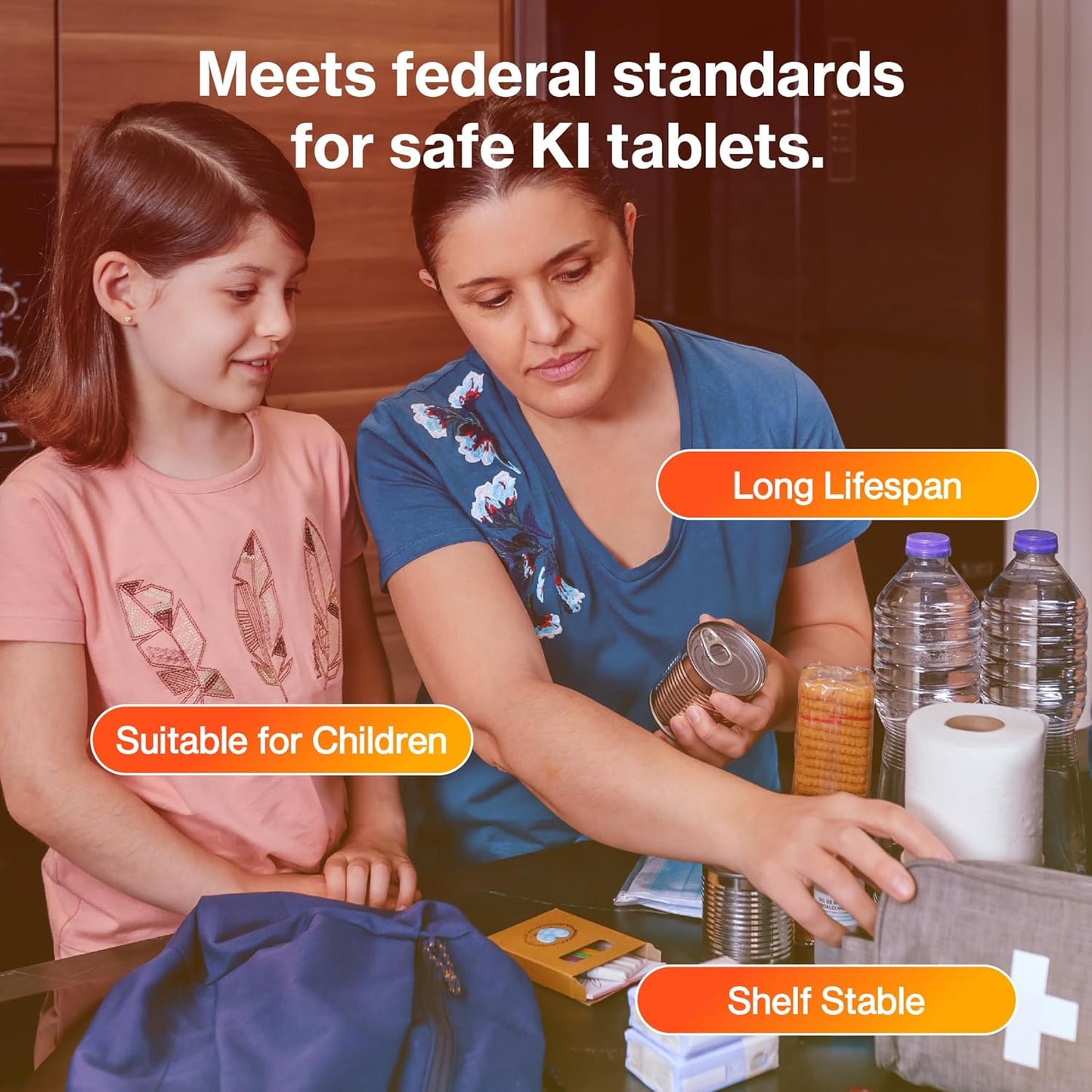65mg Potassium Iodide Tablets (20 Pack) - Safeguard Your Thyroid Against Radiation