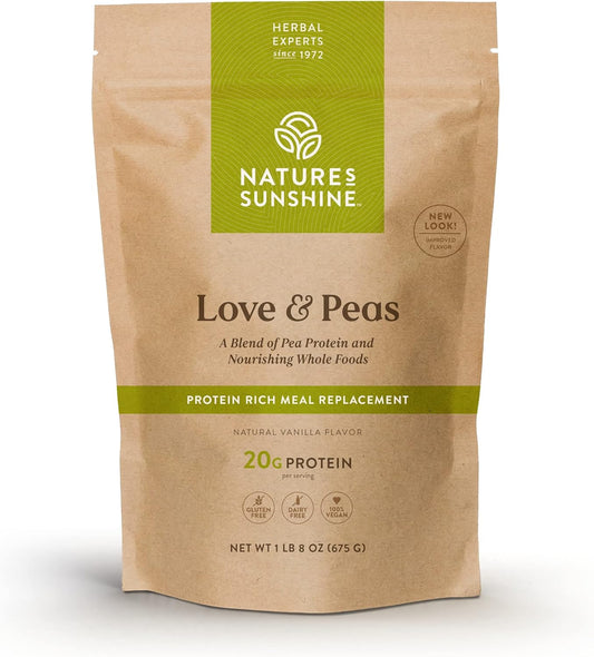 675g Bag of Nature's Sunshine Love and Peas - Plant-Based Protein Powder