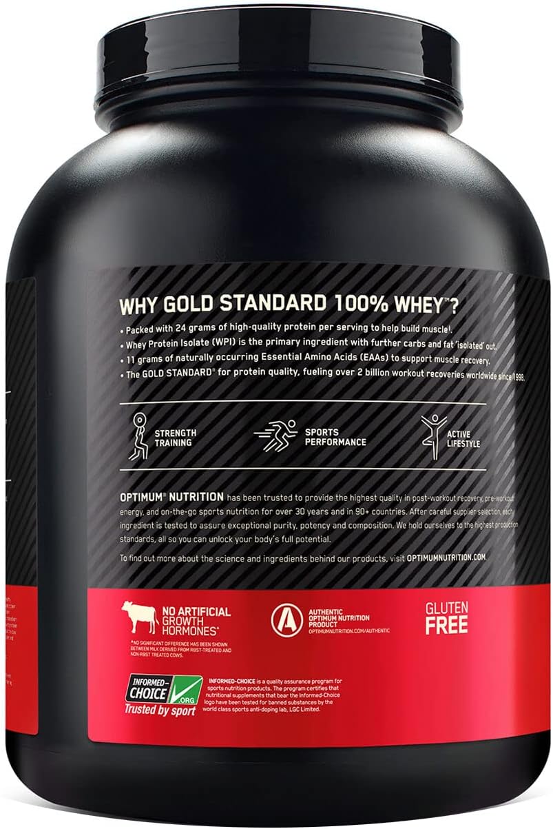 68 Servings Optimum Nutrition Gold Standard 100% Whey Protein in Cookies and Cream Flavor