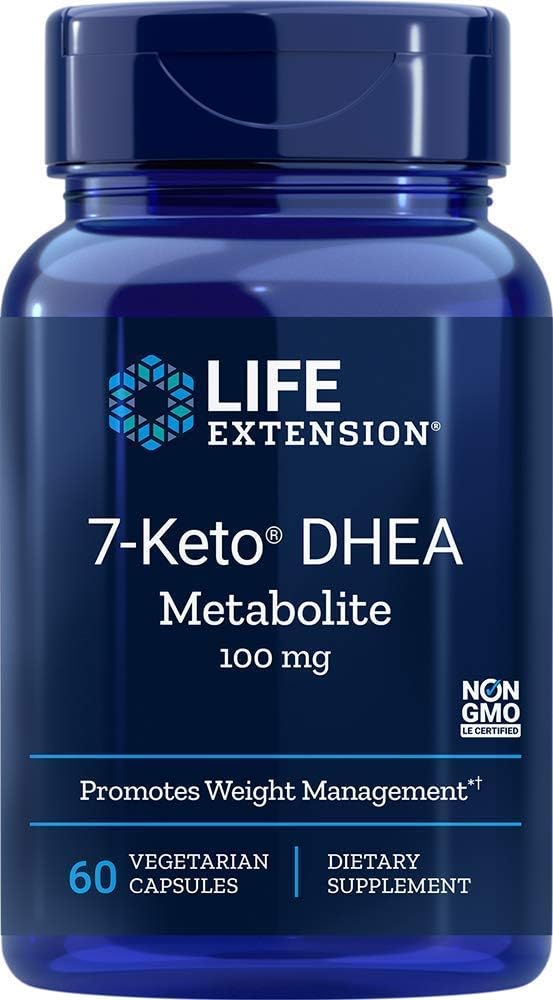 7-Keto DHEA 100 Mg Supplement for Longevity - 60 Vegetarian Capsules (2-Month Supply)