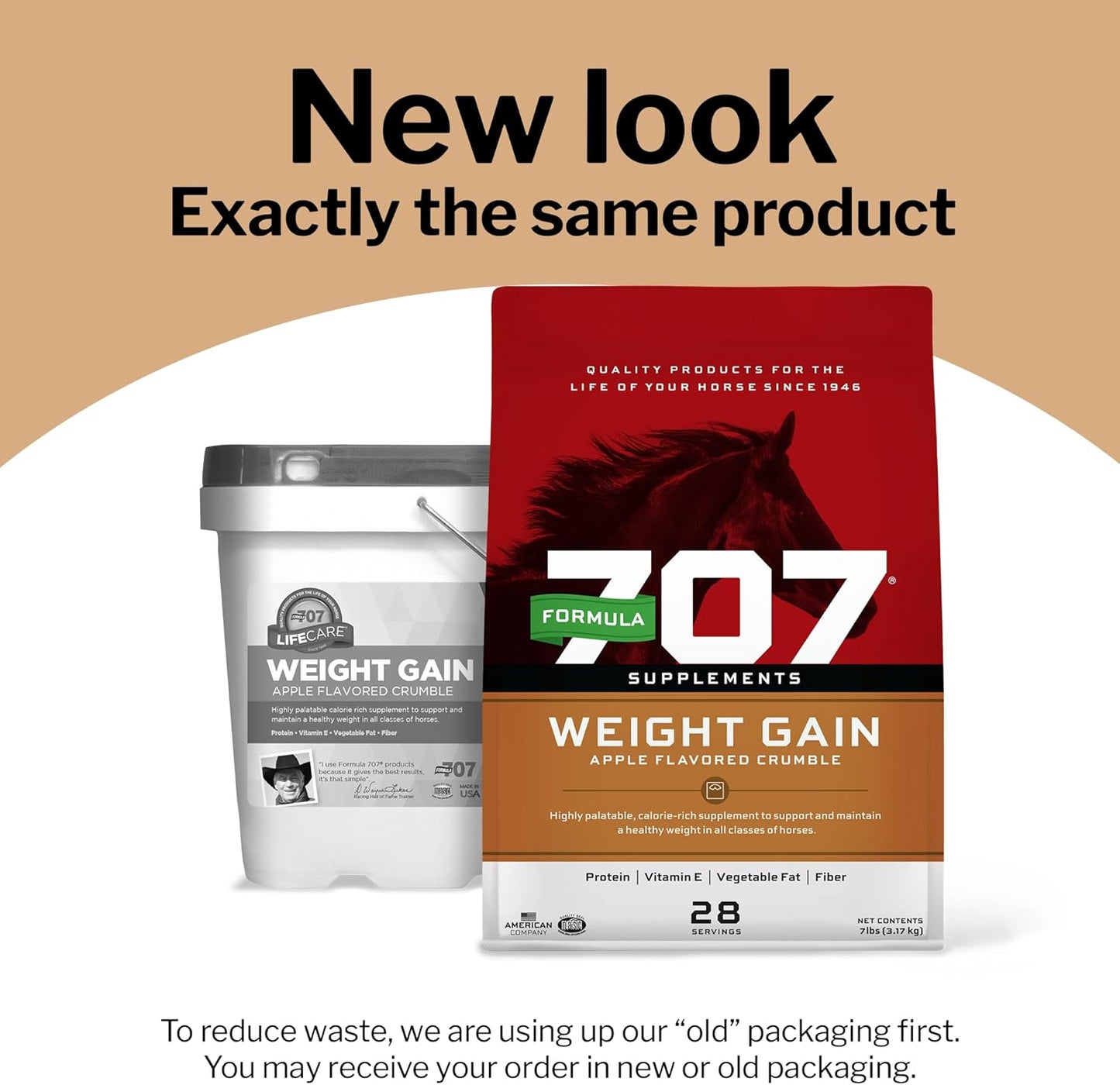 7 lb Bag of Formula 707 Weight Gain Crumble Equine Supplement - High-Calorie Nutritional Support for Senior and Hard-to-Keep Horses