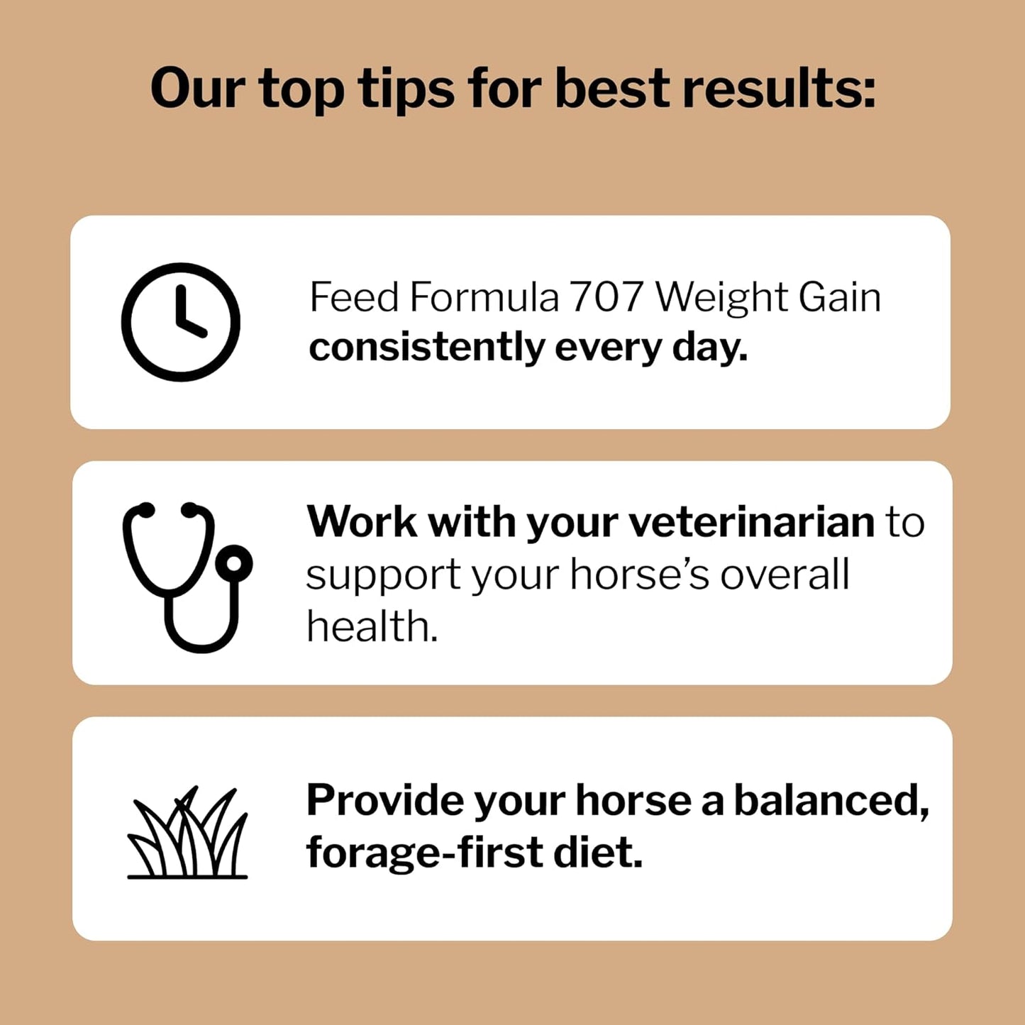 7 lb Bag of Formula 707 Weight Gain Crumble Equine Supplement - High-Calorie Nutritional Support for Senior and Hard-to-Keep Horses