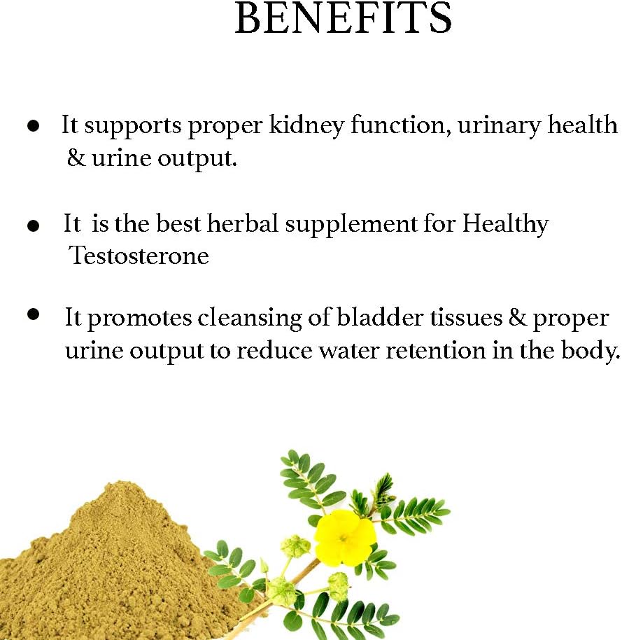 7 Oz (200g) bixa BOTANICAL Tribulus Terrestris Powder - Herbal Supplement for Kidney Function - Gluten Free, Non-GMO, Vegan - 100% Pure
