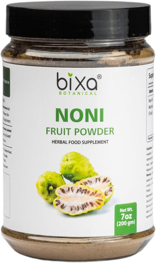 7 Oz Bixa BOTANICAL Noni Powder - Ayurvedic Herbal Supplement | Pure Premium Quality Morinda Citrifolia | Vitamin C Anti-Oxidant Energy Boost