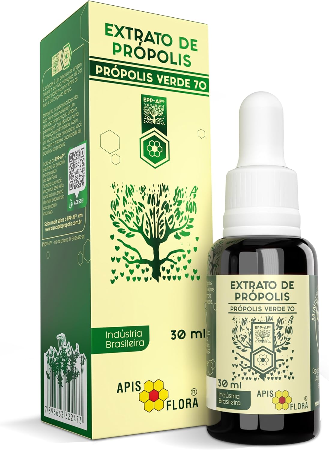 70% Apis Flora Green Propolis Extract - 30 ml - Premium Propolis Line