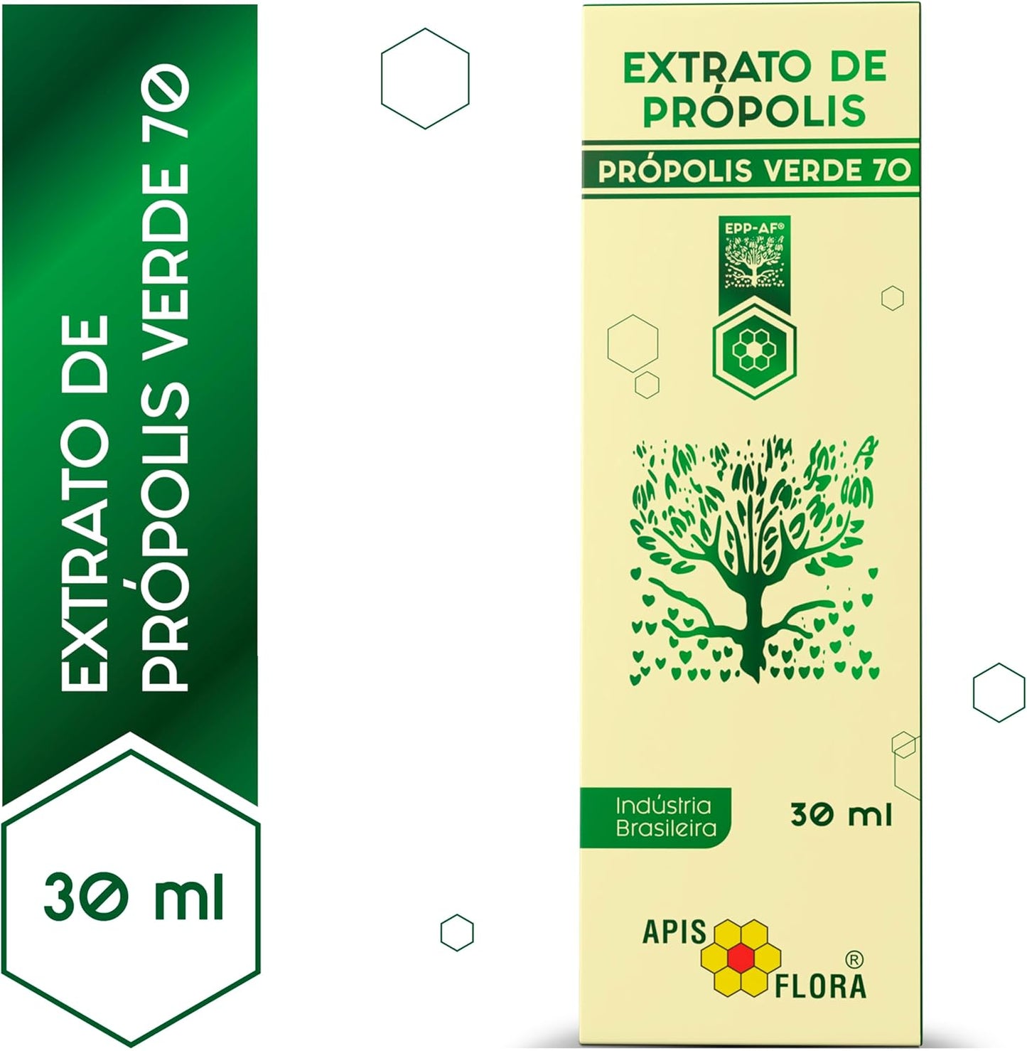 70% Apis Flora Green Propolis Extract - 30 ml - Premium Propolis Line
